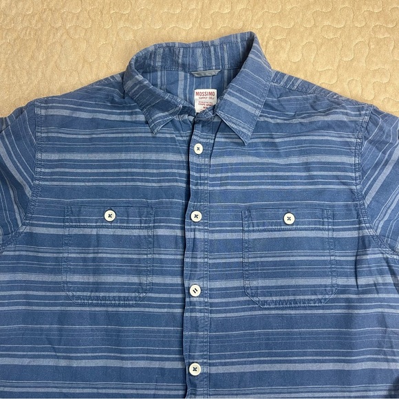 Men’s Blue Mossimo Supply CO Athletic Fit Coupe Sport Size M - Picture 4 of 5